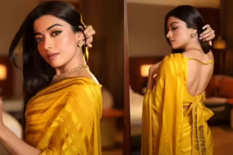 Action Movie Woman in Yellow Suit