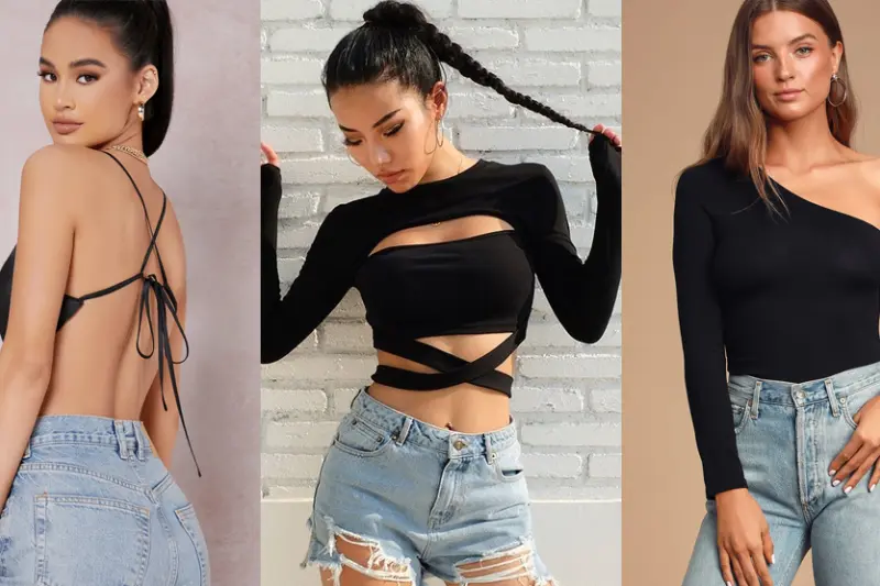 Jeans Top Design for Ladies